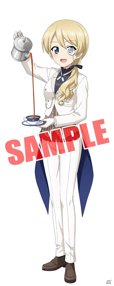 「ガールズ＆パンツァー 戦車道大作戦！」メイド服姿のアンチョビらが登場する「文化祭生徒ガチャ第2弾」が開始！の画像3
