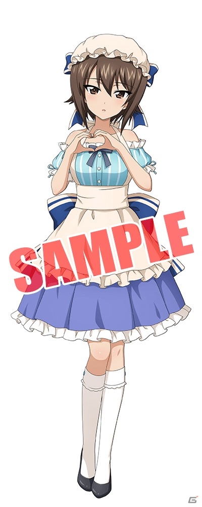 「ガールズ＆パンツァー 戦車道大作戦！」メイド服姿のアンチョビらが登場する「文化祭生徒ガチャ第2弾」が開始！の画像5