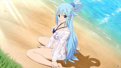 「この素晴らしい世界に祝福を！ ～この欲望の衣装に寵愛を！～」水着姿のアクアなどのイベントCGが公開！の画像1