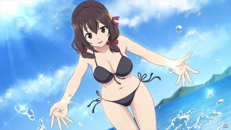 この素晴らしい世界に祝福を この欲望の衣装に寵愛を 水着姿のアクアなどのイベントcgが公開 ゲーム情報サイト Gamer