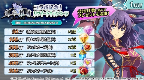 「メガミラクルフォース」にティオ・プラトーとリーシャ・マオが登場！「英雄伝説 創の軌跡」とのコラボが実施の画像8