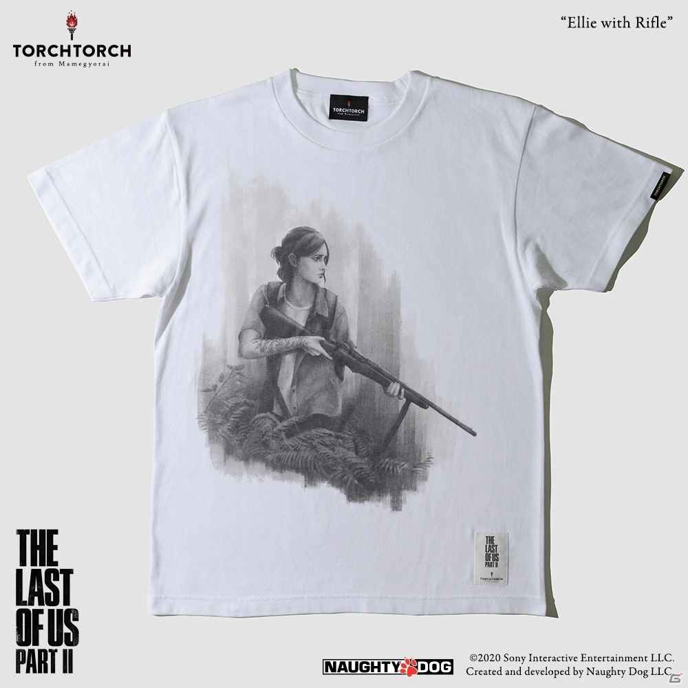 「THE LAST OF US PART II」ギターを弾くエリーとライフルを手にするエリー、2種のTシャツが「TORCH TORCH」から発売決定！の画像12