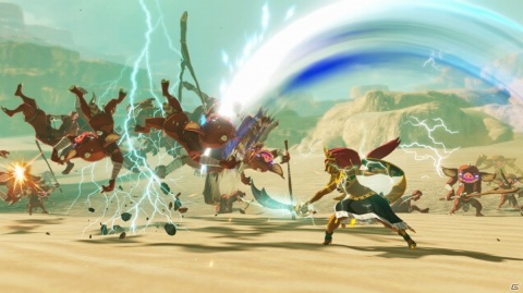 「ゼルダ無双 厄災の黙示録」4人の英傑とインパのプロフィールやアクションを紹介！2ndトレーラーも公開の画像20