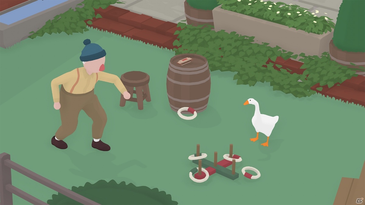 「Untitled Goose Game ～いたずらガチョウがやって来た！～」1周年記念アップデートで2人同時プレイが可能に！の画像2