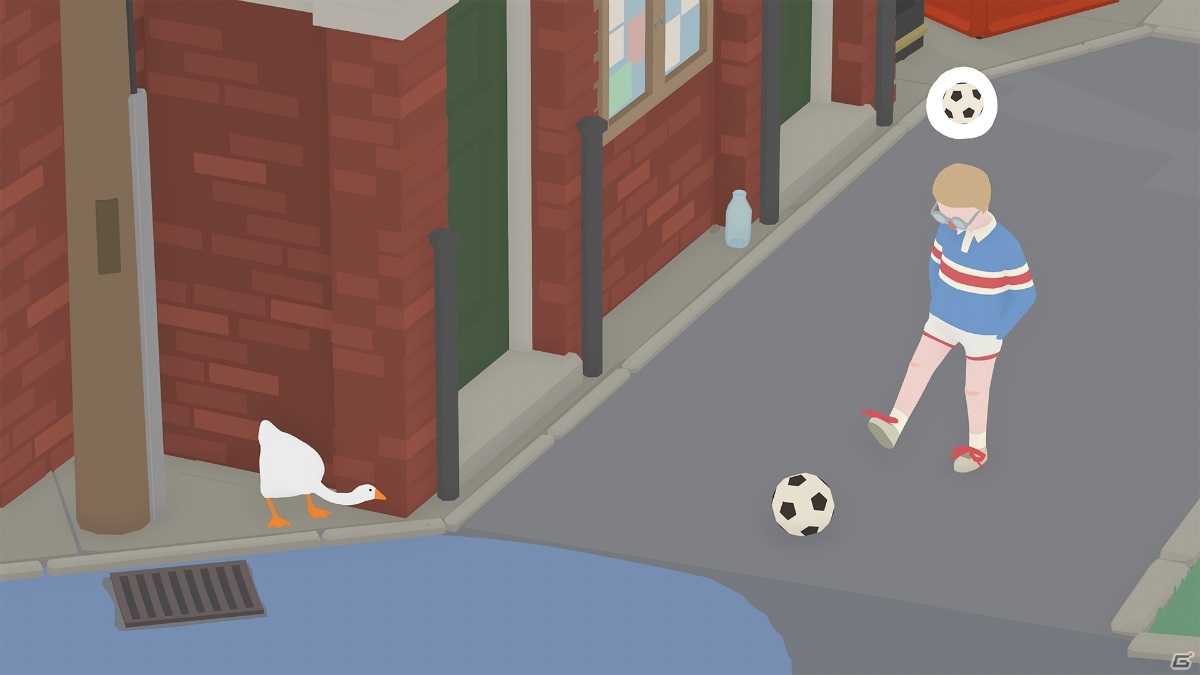 「Untitled Goose Game ～いたずらガチョウがやって来た！～」1周年記念アップデートで2人同時プレイが可能に！の画像7