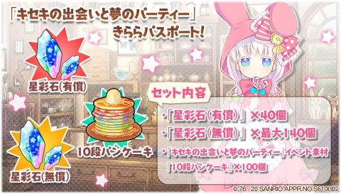 「きららファンタジア」サンリオキャラクターズコラボの詳細が公開！コラボ限定ピックアップ召喚やイベントなどの画像14