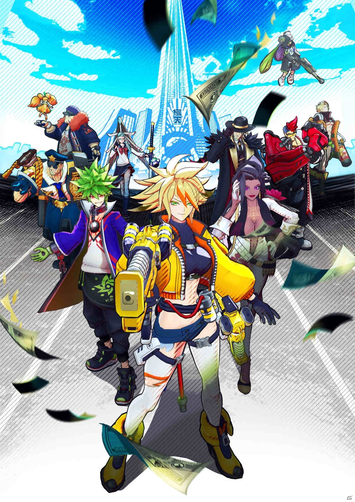 ギャング51人が争う大規模対戦アクションゲーム「A.I.M.$ -All you need Is Money-」が始動！の画像2