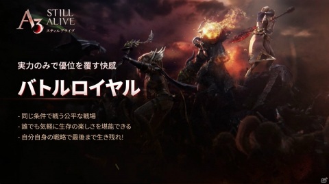 MMORPG×バトロワが融合したスマホ向け新作タイトル「A3: STILL ALIVE スティルアライブ」を紹介！の画像18