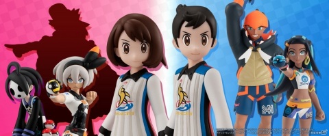 「ポケモンスケールワールド」にユニフォーム姿のマサルとユウリが登場！ホシガリスなど4体のポケモンが付属の画像1