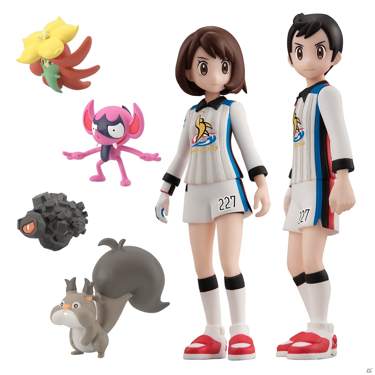 「ポケモンスケールワールド」にユニフォーム姿のマサルとユウリが登場！ホシガリスなど4体のポケモンが付属の画像8