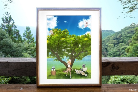 「けものフレンズ3」1周年を彩るデジタルアートワーク9点がAniqueで販売開始！超高精細出力によるリアル額装絵も登場の画像5
