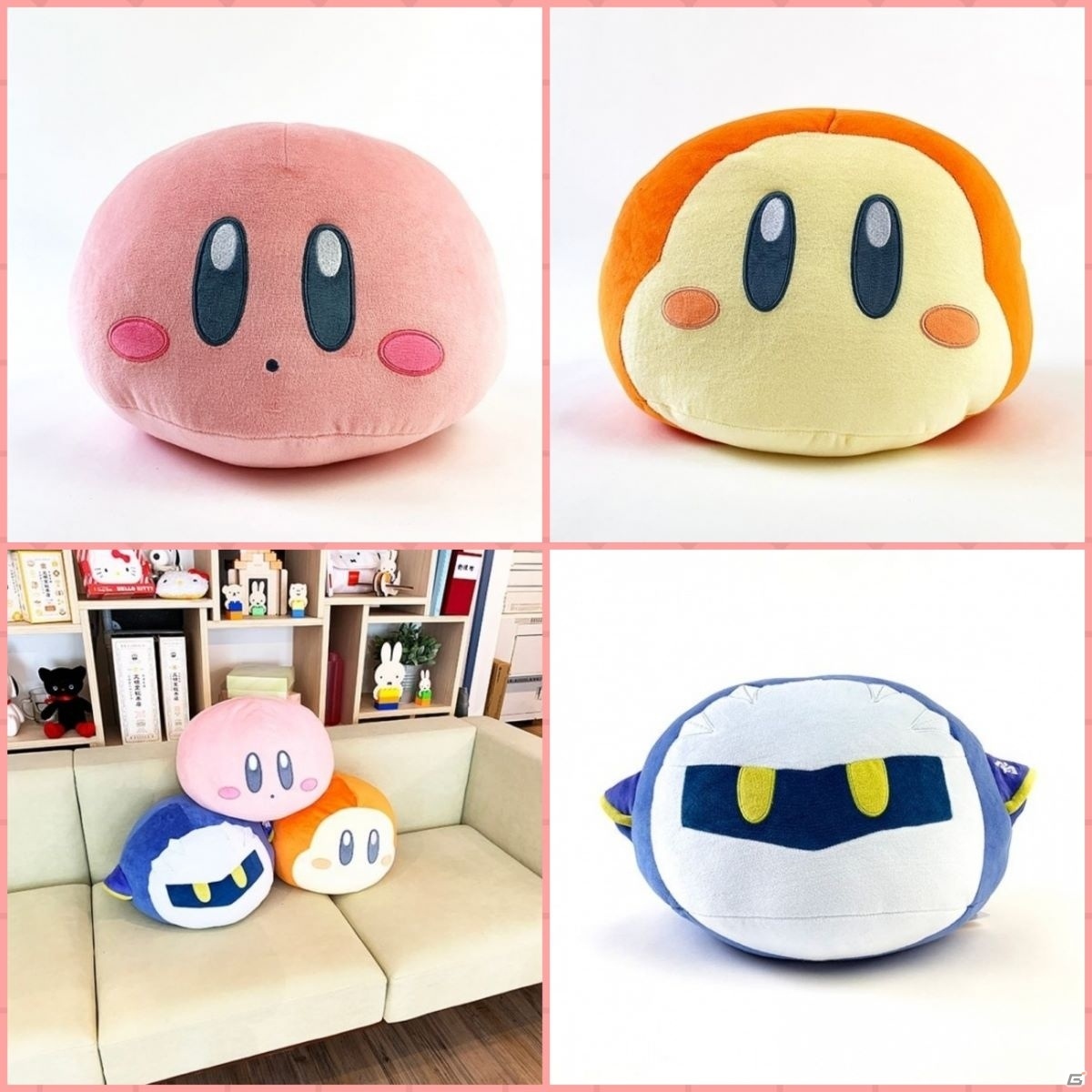 キュートなフォルムに癒される「星のカービィ」のクッションが登場！ワドルディやメタナイトもラインナップの画像1