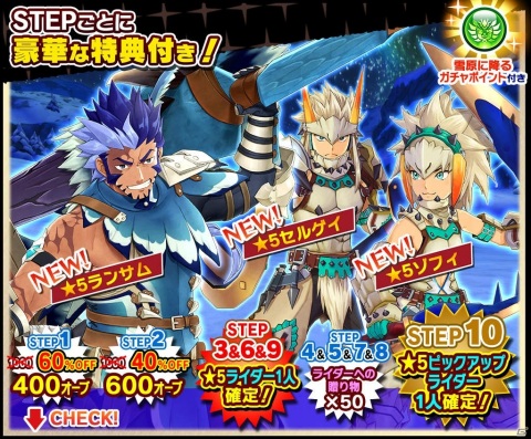 「モンスターハンター ライダーズ」★5ランサム（CV：星野貴紀）が登場するイベント「雪原に降る弾丸と」が開催！の画像4