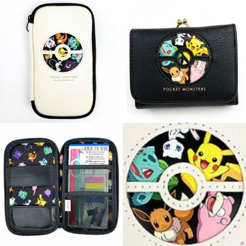 ポケモンのシックなモノクロアイテムが発売！ポーチや財布、ペンケースなどがラインナップの画像1