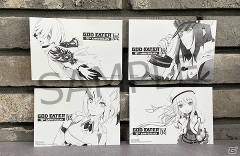 「GOD EATER展 10TH ANNIVERSARY」の後期が10月18日より開始！入場者特典の絵柄がシオとギルバート、クレア、エリナの4種にの画像1
