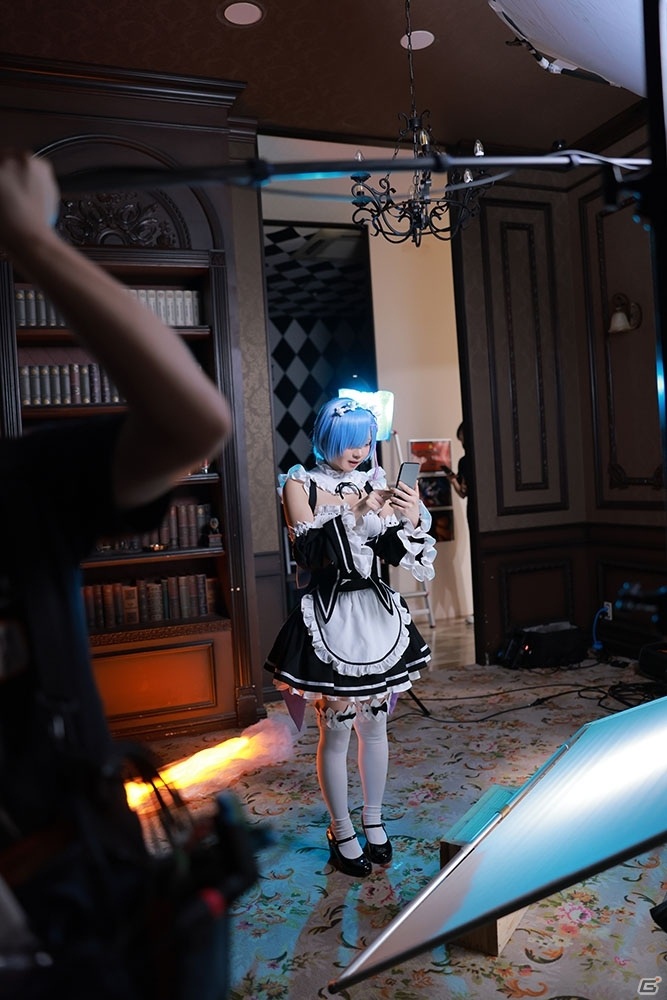 「Re:ゼロから始める異世界生活 Lost in Memories」WebCM撮影に参加したコスプレイヤー・えなこさんへの現場インタビューが公開！の画像2