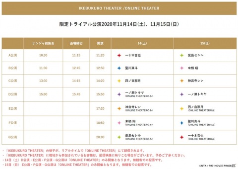 「ST☆RISH SECRET PARTY! 限定トライアル公演」が11月14日・15日にIKEBUKURO THEATERで実施！の画像2