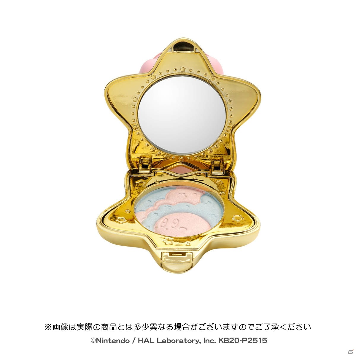 ワープスターに乗ったカービィのコンパクト型ハイライトパウダーが登場！本日10月22日13時より予約開始の画像7