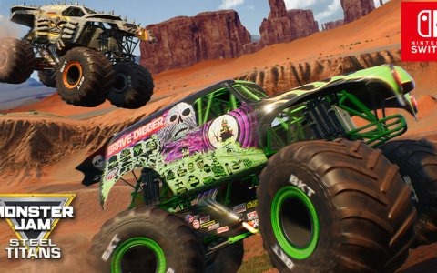 型破りなアメリカンモーターショー「MONSTER JAM」をゲームで再現！「Monster Jam Steel Titans」のSwitch版が10月29日に配信