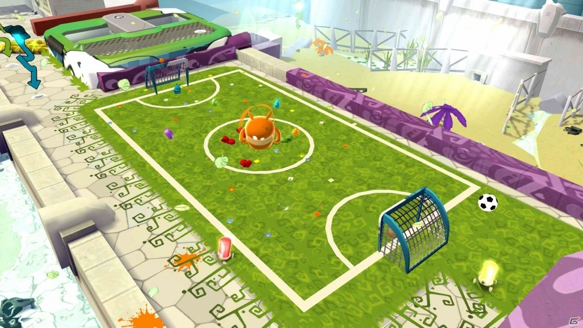 ぬりえアクションゲーム「ブロブ カラフルなきぼう（de Blob）」PS4版が本日発売！の画像2