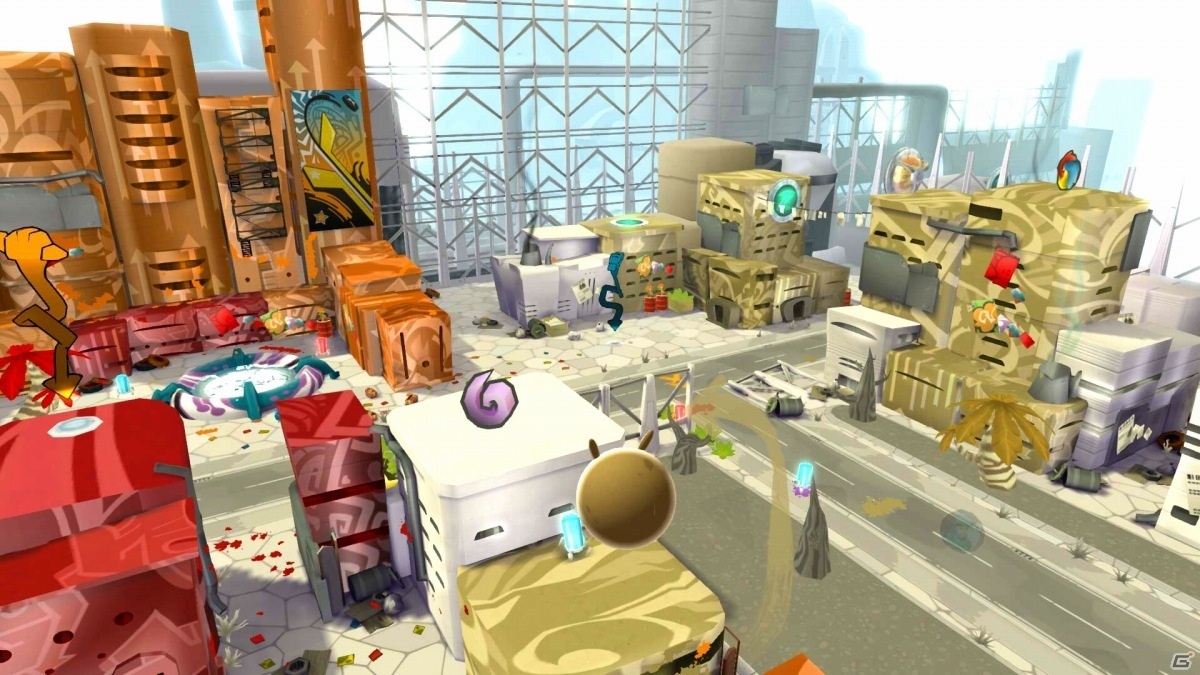 ぬりえアクションゲーム「ブロブ カラフルなきぼう（de Blob）」PS4版が本日発売！の画像9