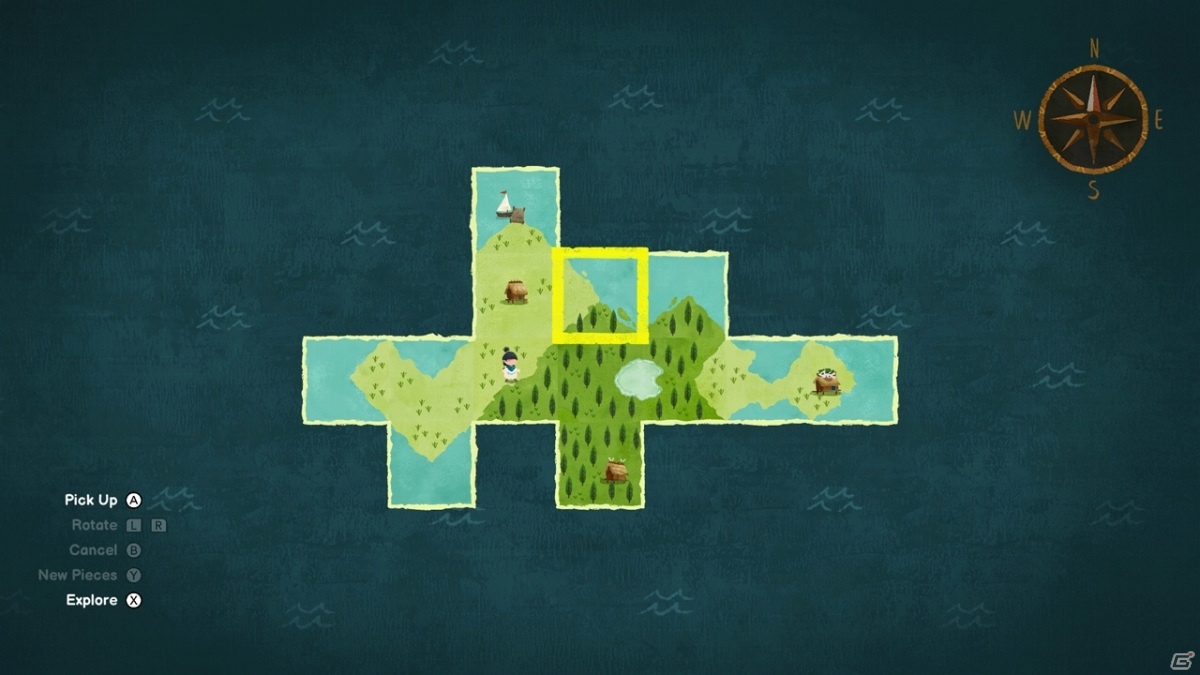 PS4/Switch/Steam「Carto」が本日発売！地図の欠片を自由に繋ぎ合わせて冒険するパズルADVの画像3