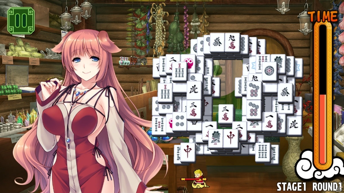 アニマルな美少女キャラと麻雀ソリティア対決！「Pretty Girls Mahjong Solitaire［GREEN］」がSteamで配信開始の画像11
