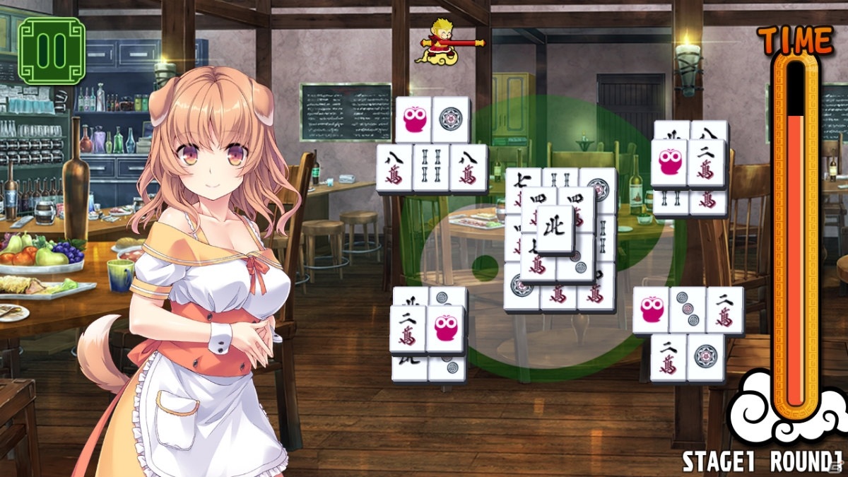 アニマルな美少女キャラと麻雀ソリティア対決！「Pretty Girls Mahjong Solitaire［GREEN］」がSteamで配信開始の画像3