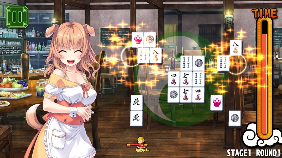 アニマルな美少女キャラと麻雀ソリティア対決！「Pretty Girls Mahjong Solitaire［GREEN］」がSteamで配信開始の画像4