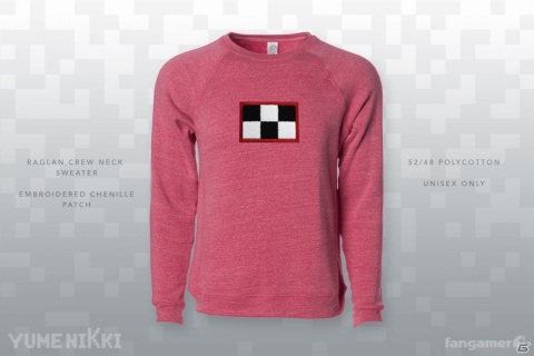 Fangamer Japanに「ゆめにっき」のグッズが初登場！とびらのへやTシャツと窓付きスウェット、ウボァピンバッジがラインナップの画像9