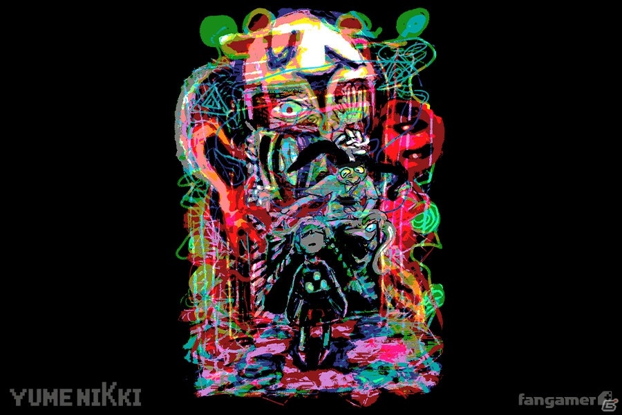 Fangamer Japanに「ゆめにっき」のグッズが初登場！とびらのへやTシャツと窓付きスウェット、ウボァピンバッジがラインナップの画像3