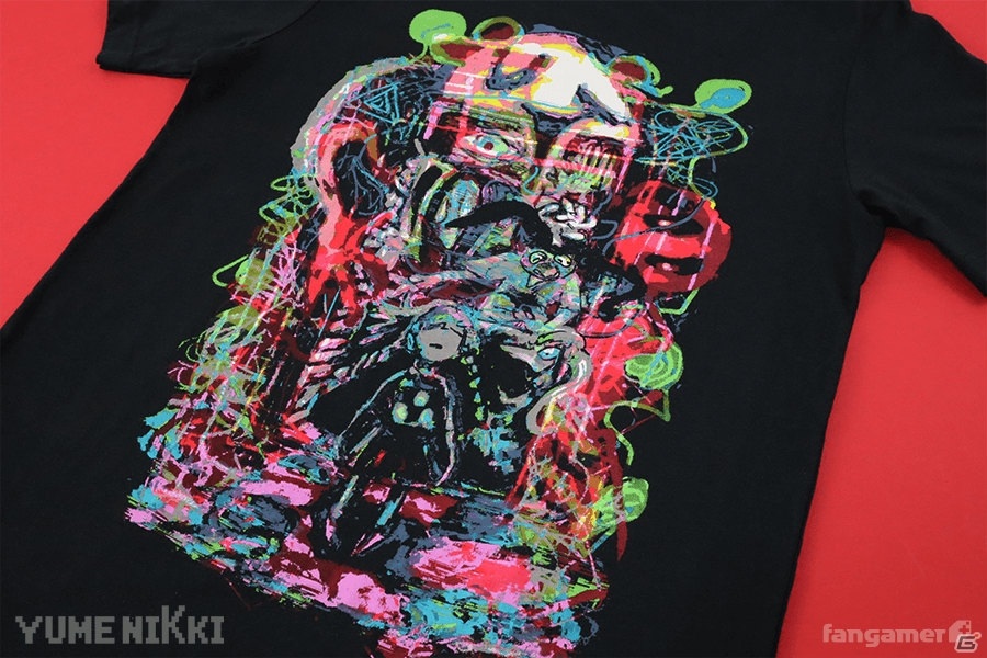 Fangamer Japanに「ゆめにっき」のグッズが初登場！とびらのへやTシャツと窓付きスウェット、ウボァピンバッジがラインナップの画像4