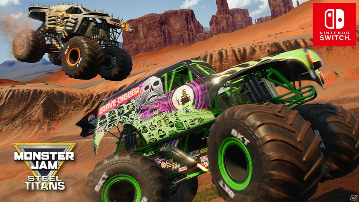 お気に入りのモンスタートラックで縦横無尽に暴れよう Switch版 Monster Jam Steel Titans が配信開始 ゲーム情報サイト Gamer