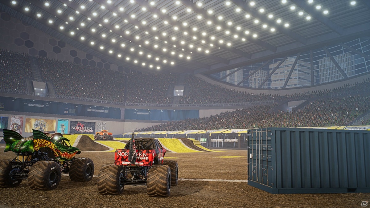 お気に入りのモンスタートラックで縦横無尽に暴れよう Switch版 Monster Jam Steel Titans が配信開始の画像 ゲーム情報サイト Gamer