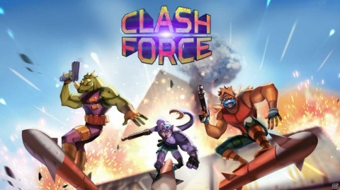 8-bitスタイルのラン＆ガンアクションゲーム「クラッシュフォース」がPS4/Switchで配信開始！の画像1