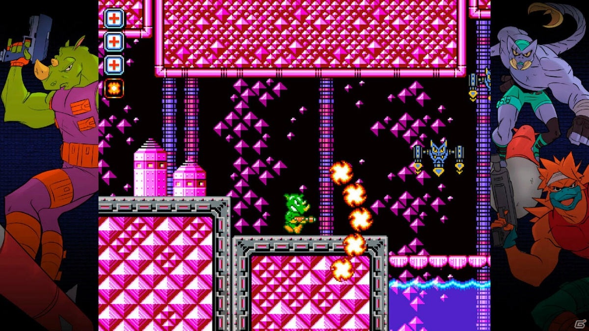8-bitスタイルのラン＆ガンアクションゲーム「クラッシュフォース」がPS4/Switchで配信開始！の画像7