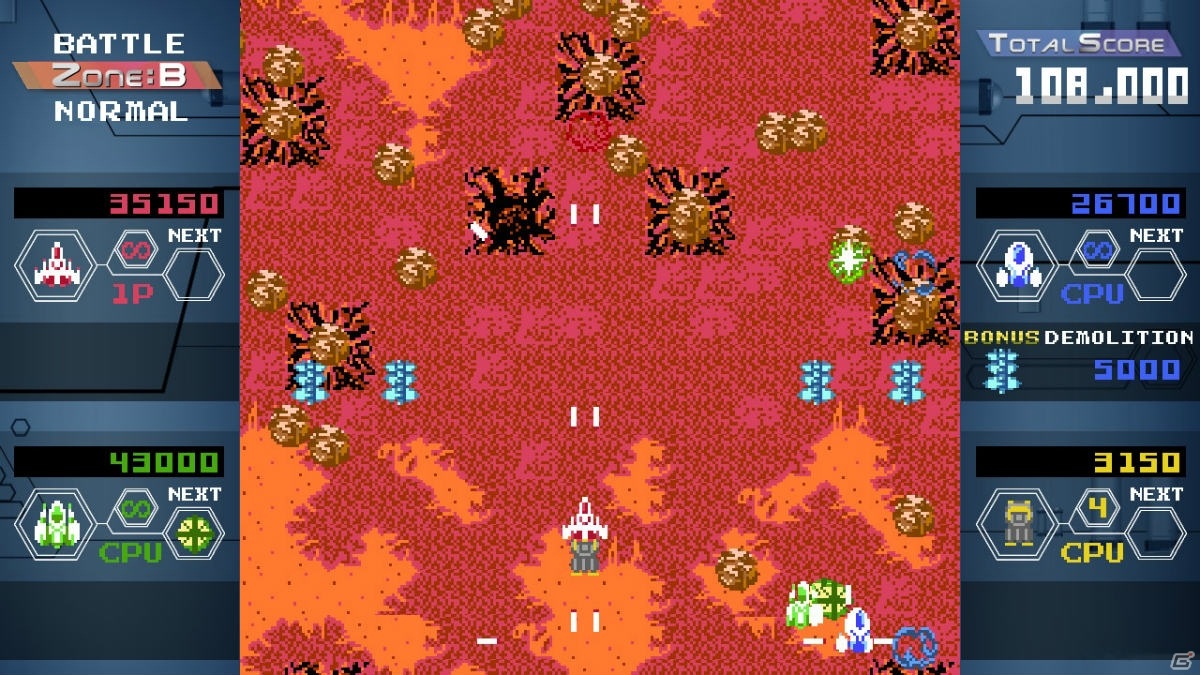 4人協力プレイが可能な8bit風STG「協撃 カルテットファイターズ」の数量限定Switchパッケージ版が登場！予約受付が開始の画像7
