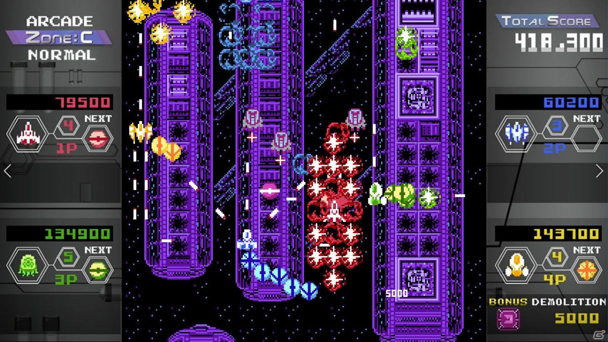 4人協力プレイが可能な8bit風STG「協撃 カルテットファイターズ」の数量限定Switchパッケージ版が登場！予約受付が開始の画像8