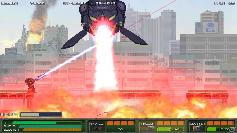 Steam「MECHBLAZE」が11月7日にリリース！近代兵器とスーパーメカが入り乱れる横スクロールACTの画像14