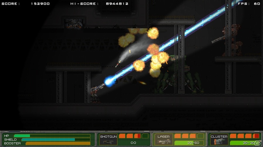 Steam「MECHBLAZE」が11月7日にリリース！近代兵器とスーパーメカが入り乱れる横スクロールACTの画像20