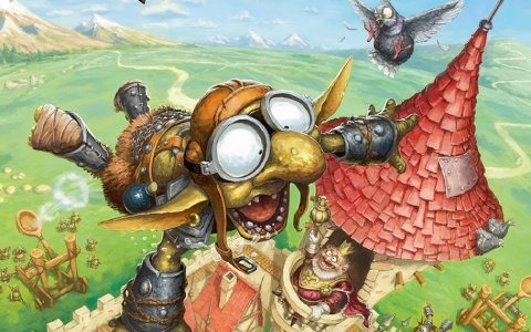 カタパルトでゴブリンをお城に飛ばし財宝を獲得するボードゲーム「フラインゴブリン」の日本語版が発売！