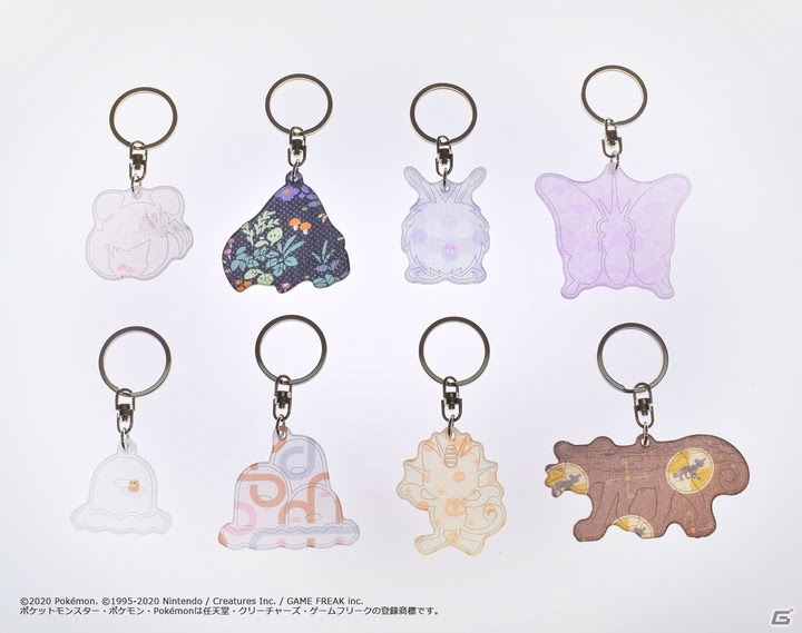 ポケモンシャツの生地の端切れを再利用したアクリルキーホルダー第2弾が登場！ポケモン図鑑のNo.029からNo.059までがラインナップの画像3