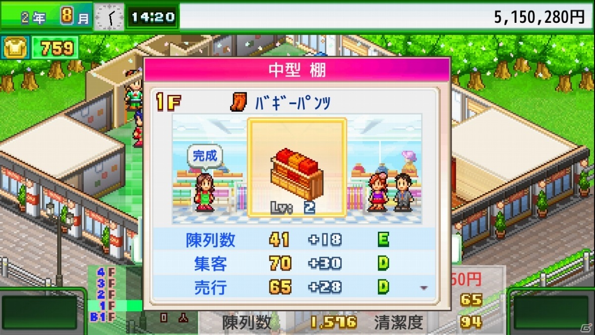 カイロソフトの経営SLG「G1牧場ステークス」「発掘☆ピラミッド王国」「アパレル洋品店」「大江戸タウンズ」がPS4で発売！の画像19