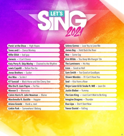 カラオケゲーム「Let’s Sing 2021」がPS4/Xbox One向けに本日発売！Switch版もリリース予定の画像9
