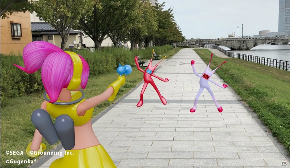 自分の部屋で「スペースチャンネル5」のキャラクターが踊りだす