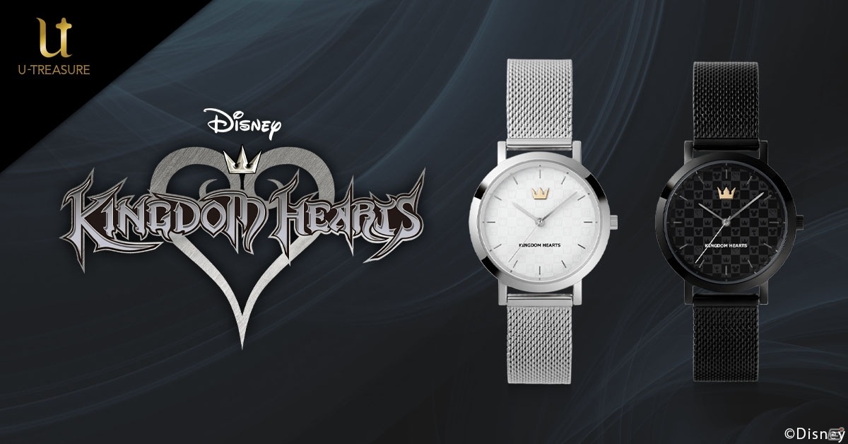 キングダム ハーツ」メタルメッシュベルトのモノグラム腕時計が予約