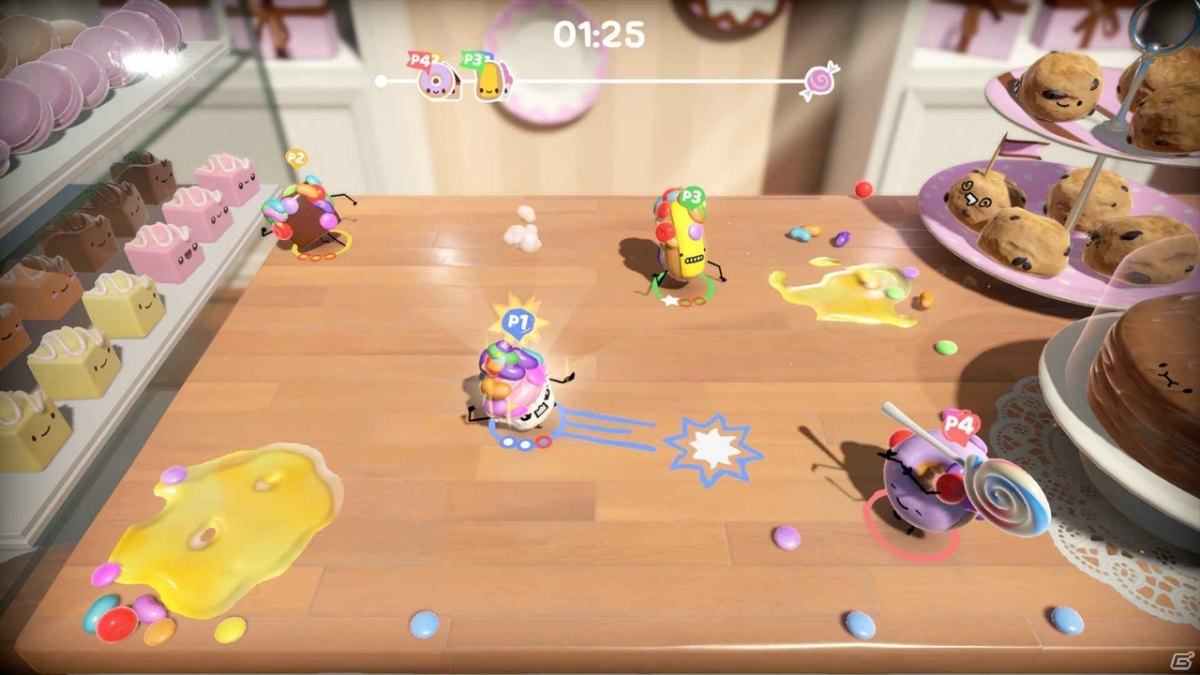 いちばんおいしいお菓子を決めるトッピングパーティーゲーム「Cake Bash」がPS4/Switch向けに配信！の画像7