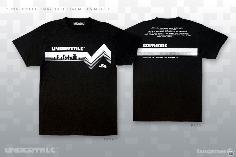 「UNDERTALE」オリジナルTシャツや缶入りフレークシールなど、最新グッズ3点が登場！の画像5