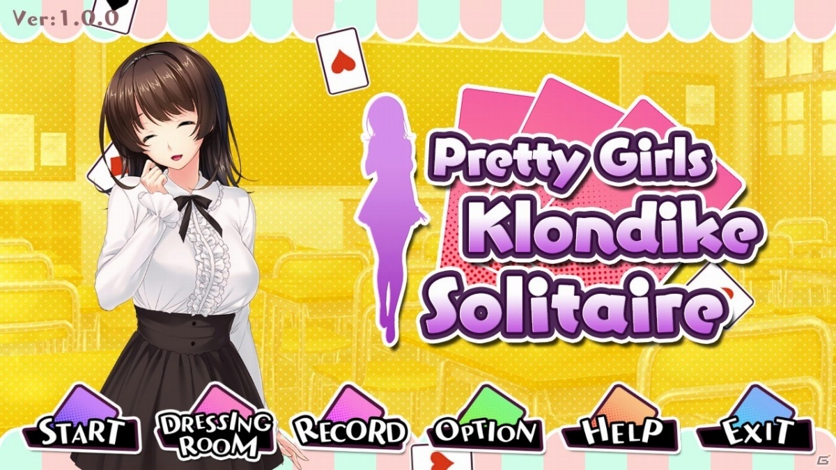 Steam「Pretty Girls Klondike Solitaire」が発売！美少女キャラクター