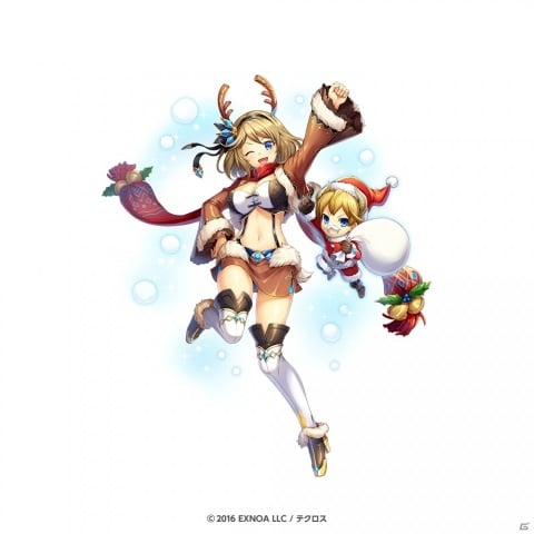 「神姫PROJECT A」でイリスやハトホル、ラクチェがクリスマス衣装に！レイドイベント「雪夜に煌めく虹の架け橋」も開催の画像3